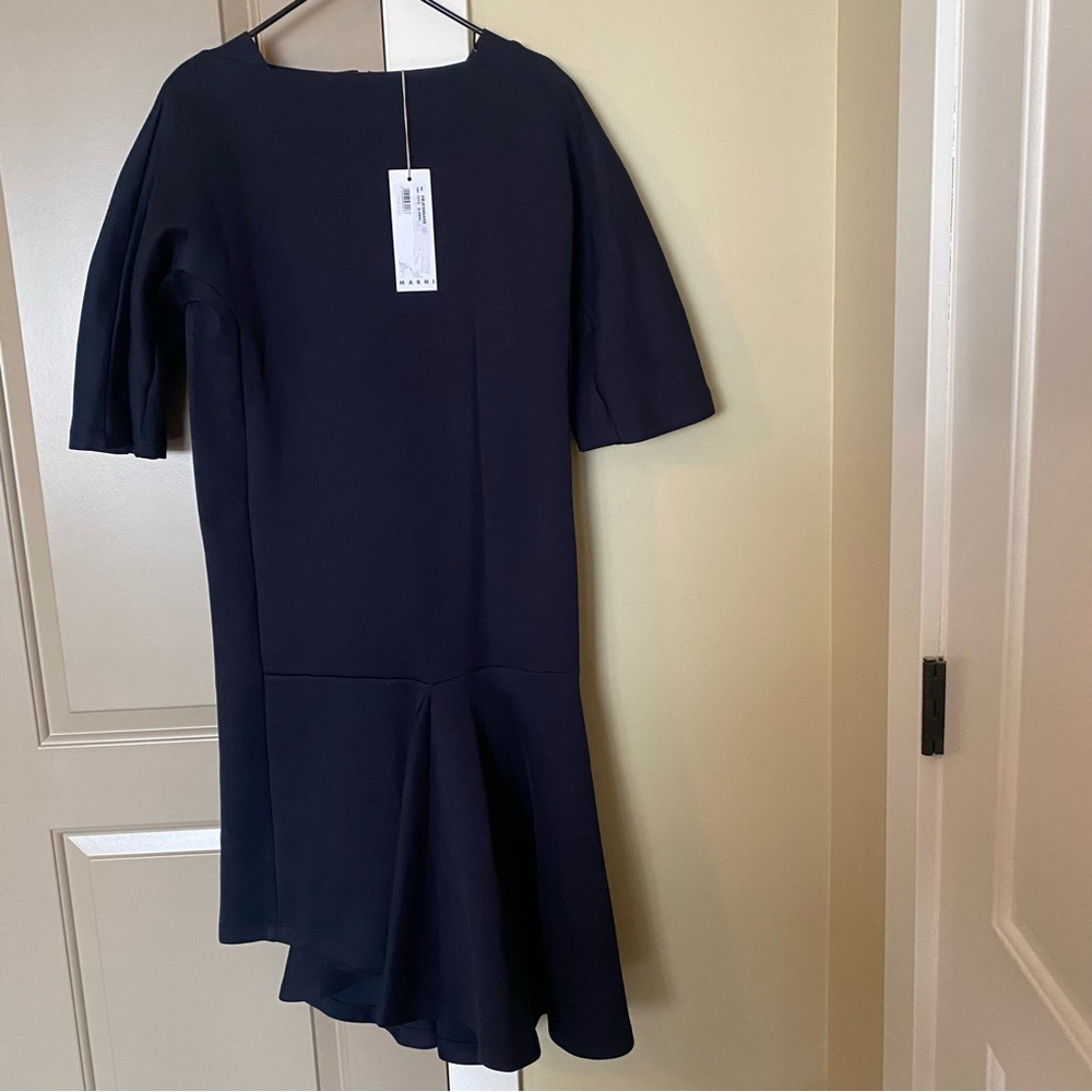 Marni Blue Midi Dress IT 38 or US 2